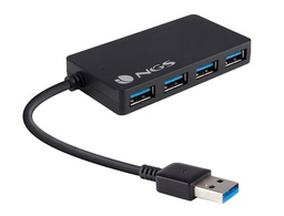 [IHUB3.0] HUB USB 3.0 NGS IHUB CON 4 PUERTOS COLOR NEGRO