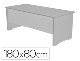 [2003AN02V24] MESA DE OFICINA ROCADA WORK 2003AB02 ALUMINIO/GRIS 180X80 CM