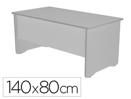 [2001AN02V24.] MESA DE OFICINA ROCADA WORK 2001AB02 ALUMINIO/GRIS 140X80 CM