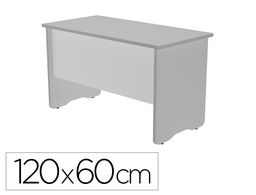 [2000AN02V24] MESA DE OFICINA ROCADA WORK 2000AB02 ALUMINIO/GRIS 120X60 CM