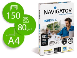 [NAV-80-A4-150] PAPEL FOTOCOPIADORA NAVIGATOR DIN A4 80 GRAMOS PAQUETE DE 150 HOJAS