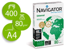 [NAV-80-A4-400] PAPEL FOTOCOPIADORA NAVIGATOR DIN A4 80 GRAMOS PAQUETE DE 400 HOJAS