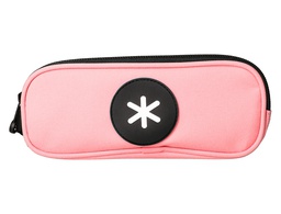 [TK06] BOLSO ESCOLAR PORTATODO ANTARTIK DOBLE CREMALLERA COLOR CORAL 210X60X80 MM