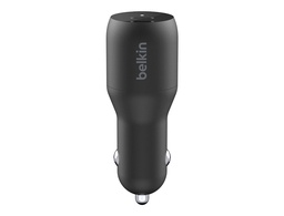 [CCB002BTBK] CARGADOR PARA COCHE BELKIN CCB002BTBK DOBLE USB-C PD 36W 18W X2 BOOST CHARGE COLOR NEGRO