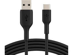 [CAB001BT1MBK] CABLE BELKIN CAB001BT1MBK USB-C A USB-A BOOS CHARGE LONGITUD 1 M COLOR NEGRO