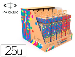 [2159860] BOLIGRAFO PARKER JOTTER ORIGINALS CRACKER EXPOSITOR DE 25 UNIDADES SURTIDAS